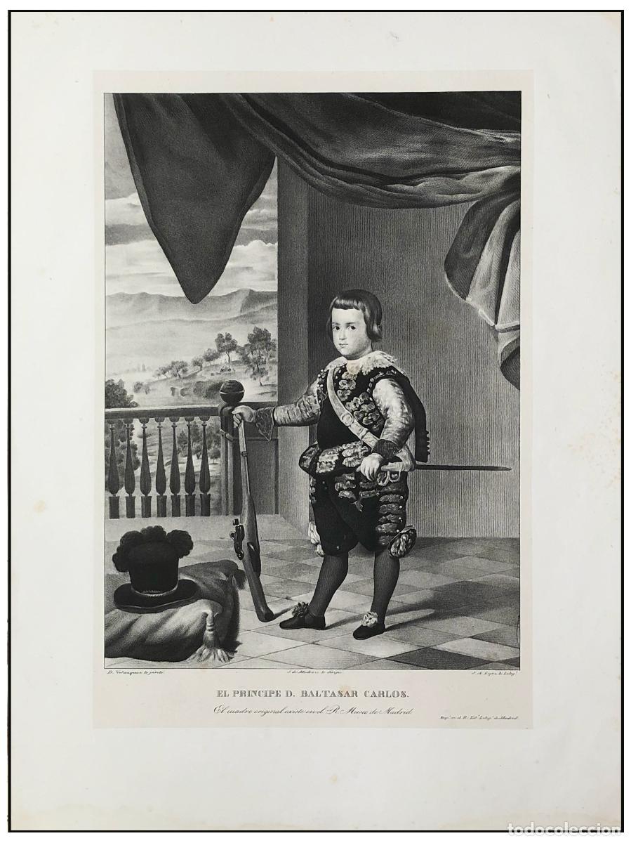 Arte: JUAN ANTONIO L&Oacute;PEZ - EL PR&Iacute;NCIPE BALTASAR CARLOS - 1832