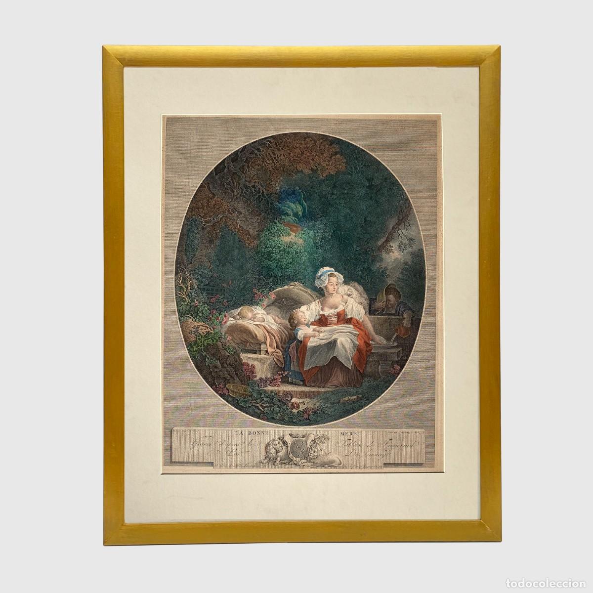 Arte: NICOLAS DE LAUNAY (1739 &mdash; 1792) La Bonne Mere - Foto 1