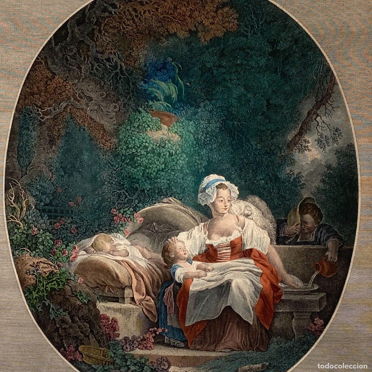 Arte: NICOLAS DE LAUNAY (1739 &mdash; 1792) La Bonne Mere - Foto 2