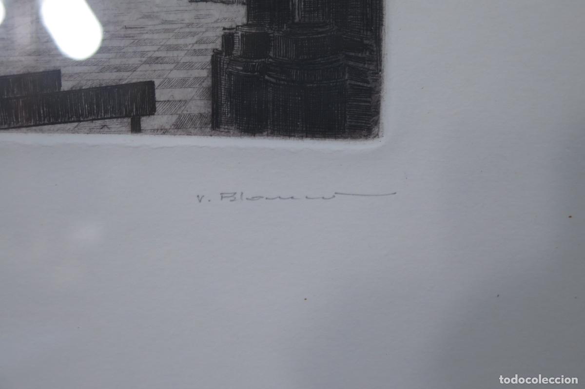 Arte: GRABADO. INTERIOR CATEDRAL. V. BLANCO - Foto 4
