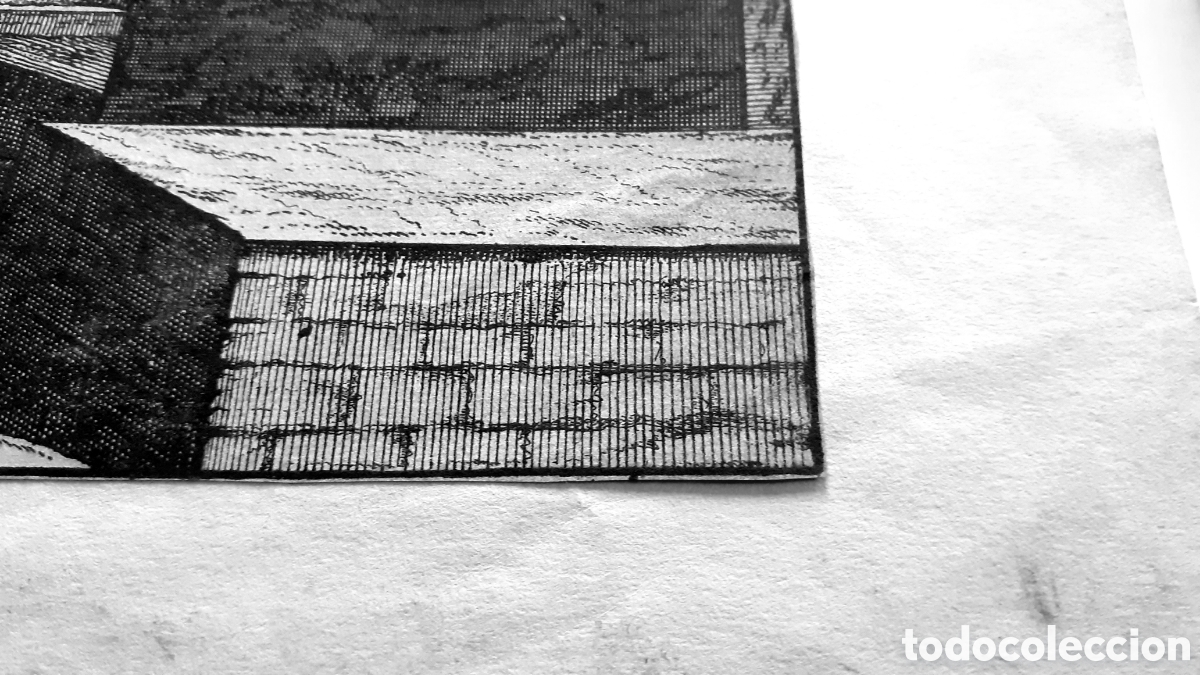 Arte: Grabado de una ciudad antigua - Foto 3