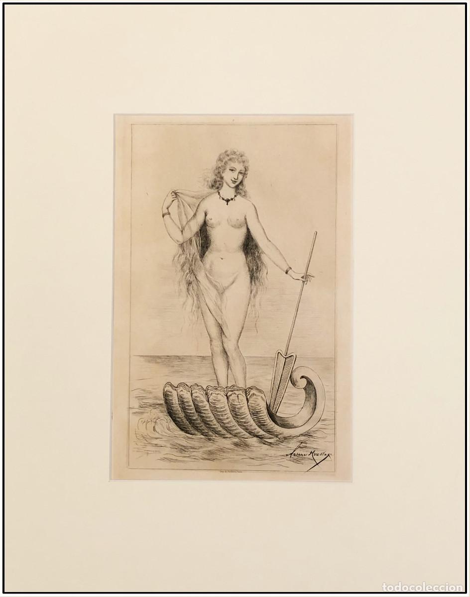 Kunst: MONSANTO - TEATRO DE MOLI&Egrave;RE (AGUAFUERTE) - 1880