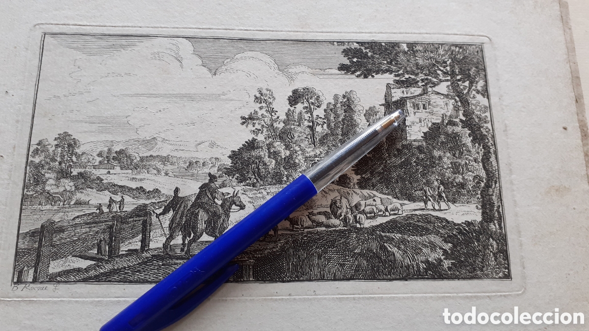 Arte: Pastoral por Bartholomew Rocque - 1737