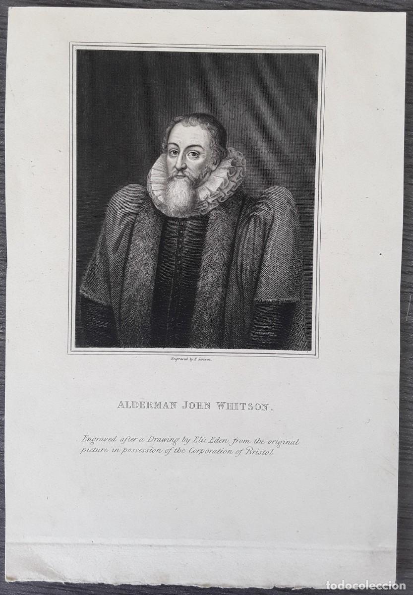 Arte: Alderman John Whitson, grabado de Scriven - Foto 1