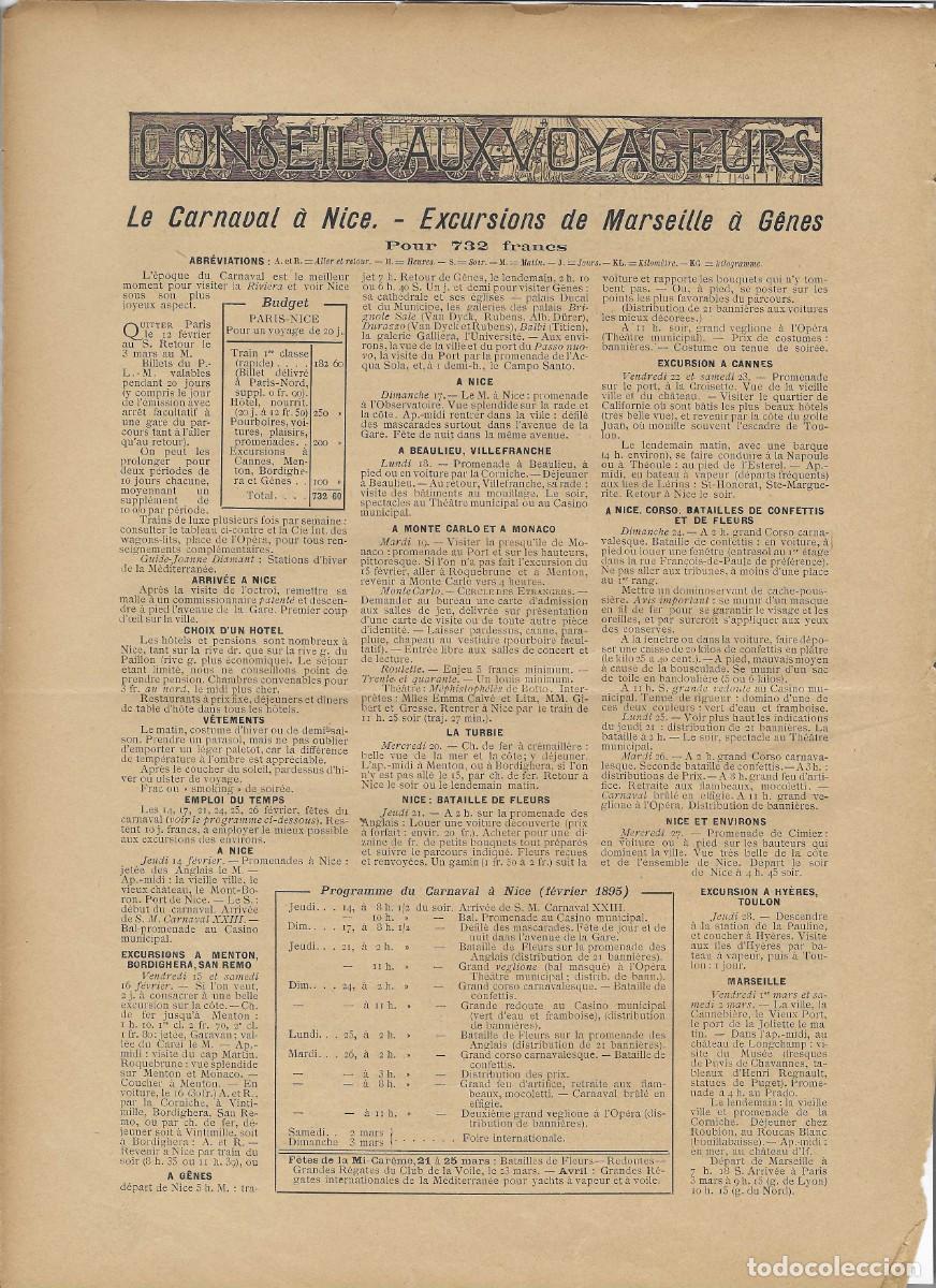 Arte: publicidad viaje al carnaval de Niza