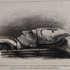 Arte: ILMO. SR. FRAY FRANCISCO GAINZA ESCOBÉS OBISPO DE NUEVA CACERES (FILIPINAS/LOGROÑO) (1879). Lote 401140089