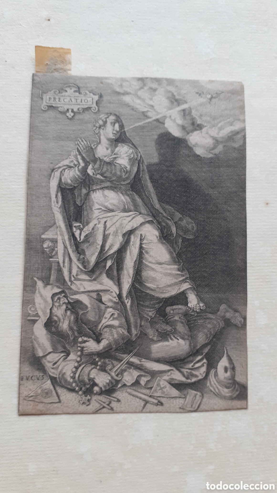 Arte: Precatio - De Sadeler - ca 1579 - Foto 2