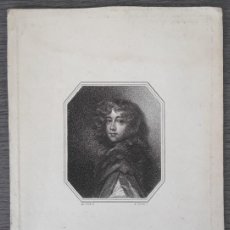 Arte: DUKE OF MONMOUTH, GRABADO DE SCRIVEN 1810. Lote 401371939