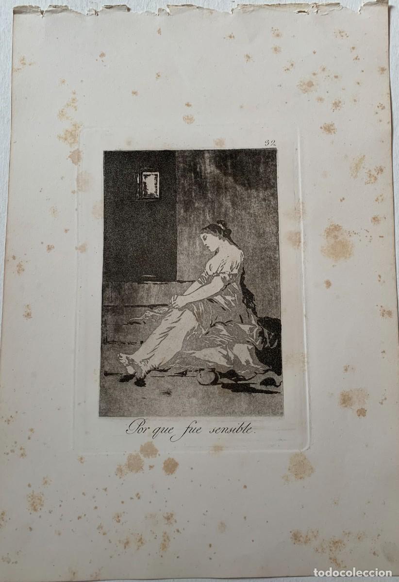Art: Goya - Por que fue sensible - Capricho n&ordm; 32 - Aguafuerte, 5&ordf; edici&oacute;n