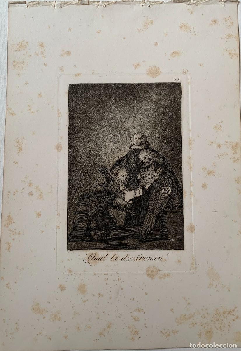 Kunst: Goya - Qual la desca&ntilde;onan - Capricho n&ordm; 21 - Aguafuerte, 5&ordf; edici&oacute;n