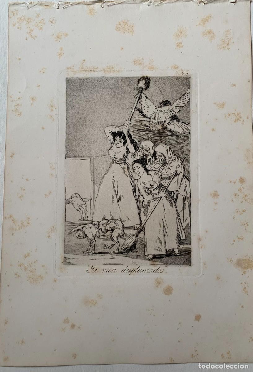 Arte: Goya - Ya van desplumados - Capricho n&ordm; 20 - Aguafuerte, 5&ordf; edici&oacute;n