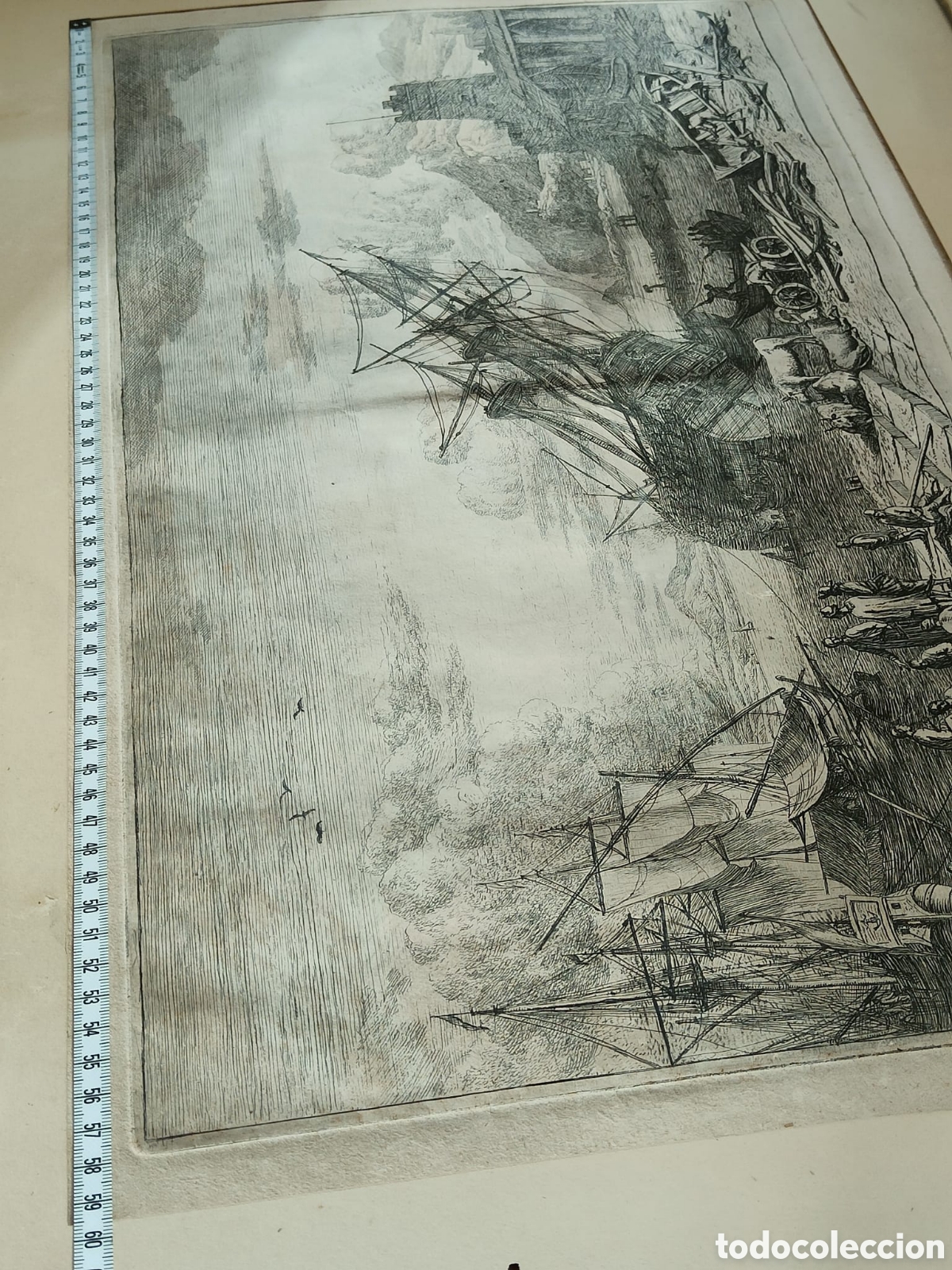 Arte: Grabado antiguo Adrien Manglard - Foto 14