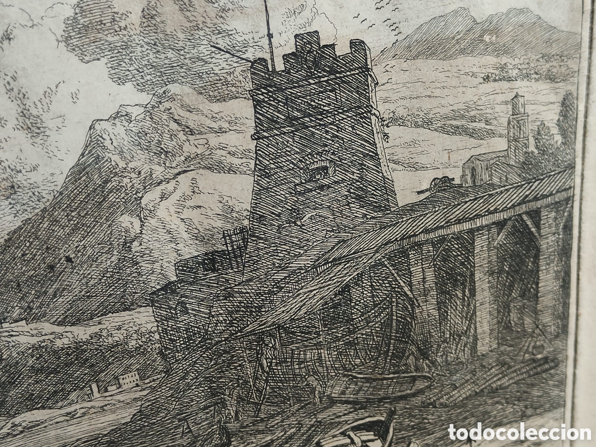 Arte: Grabado antiguo Adrien Manglard - Foto 11