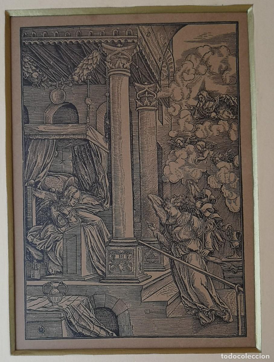 Arte: Grabado Durero edici&oacute;n limitada Anunciaci&oacute;n. - Foto 1
