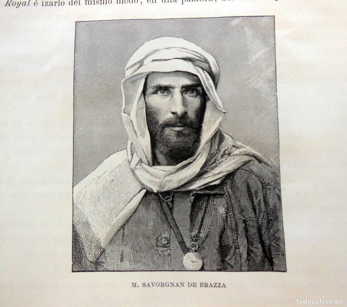 Arte: M SAVORGNAN DE BRAZZA (El Congo) 1890