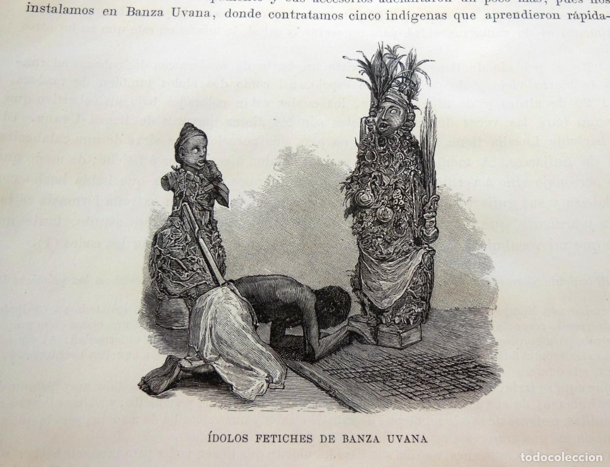 Arte: &Iacute;DOLOS FETICHES DE BANZA UVANA (El Congo). 1890