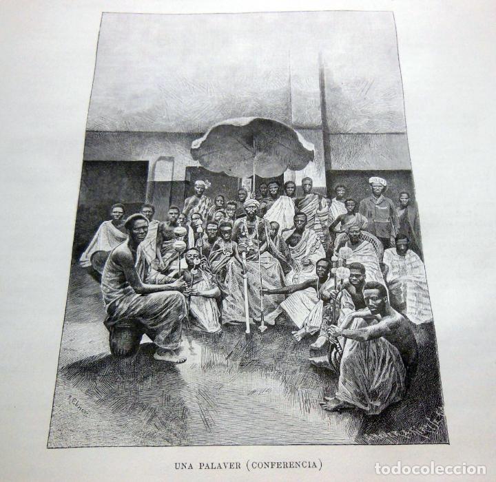 Arte: UNA PALAVER (Conferencia) EL CONGO. 1890