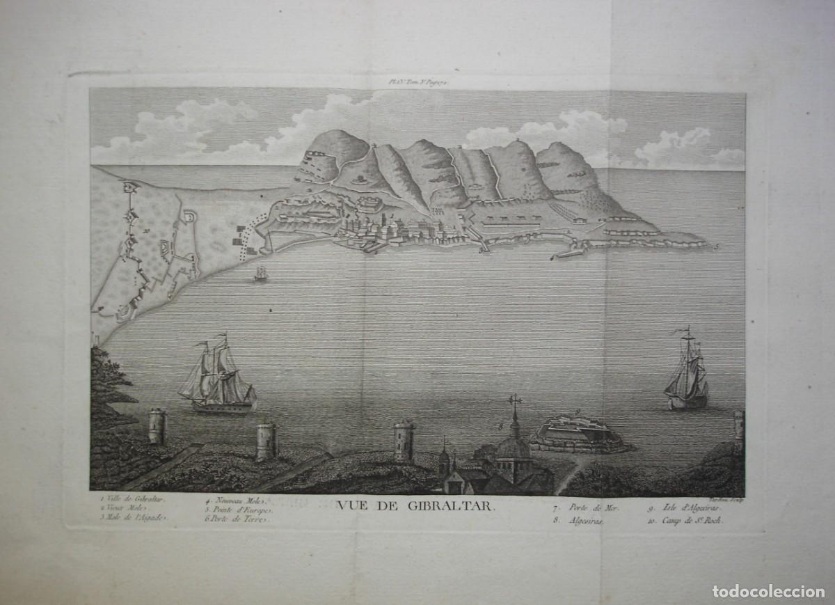 Art: Vista de Gibraltar del siglo XIX
