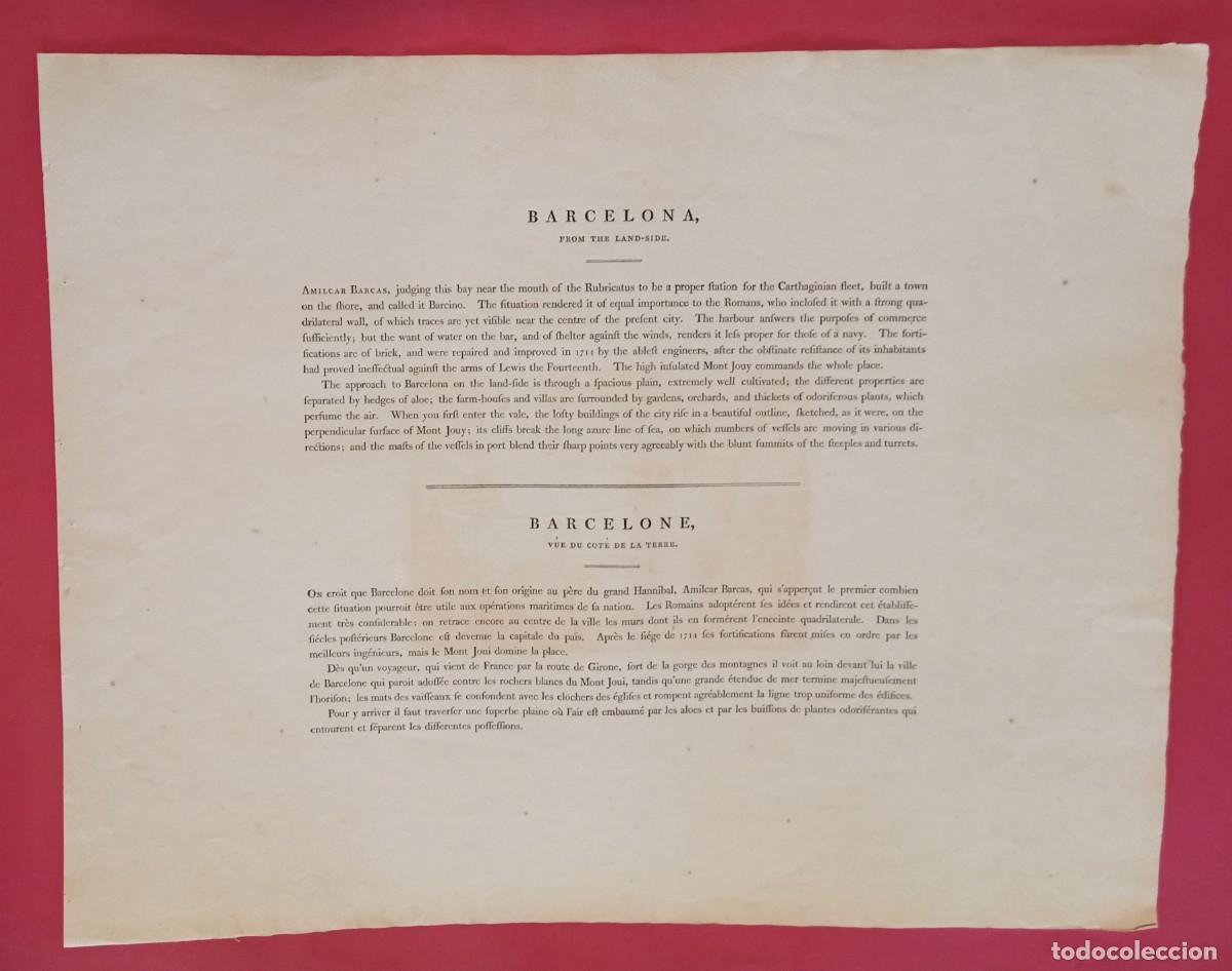 Arte: SWINBURNE: BARCELONA. 1794. - Foto 2