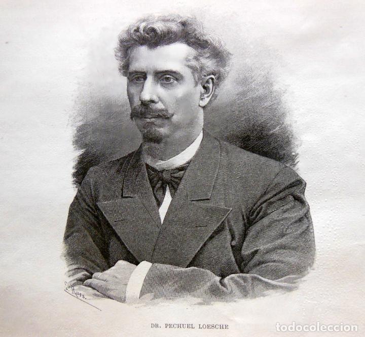 Arte: DR PECHUEL LOESCHE. EL CONGO. 1890