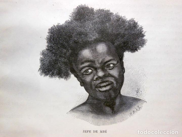 Arte: JEFE DE MB&Eacute;. EL CONGO. 1890