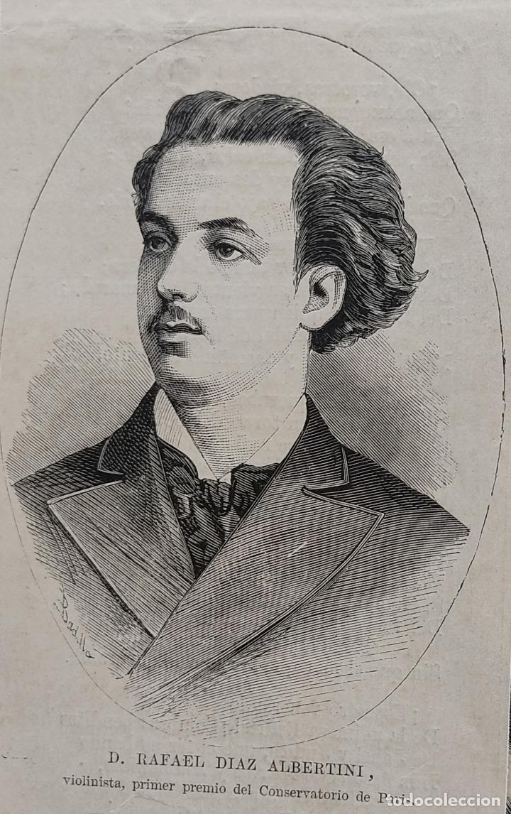 Art: D. RAFAEL D&Iacute;AZ ALBERTINI, VIOLINISTA (LA HABANA, CUBA)(1878)