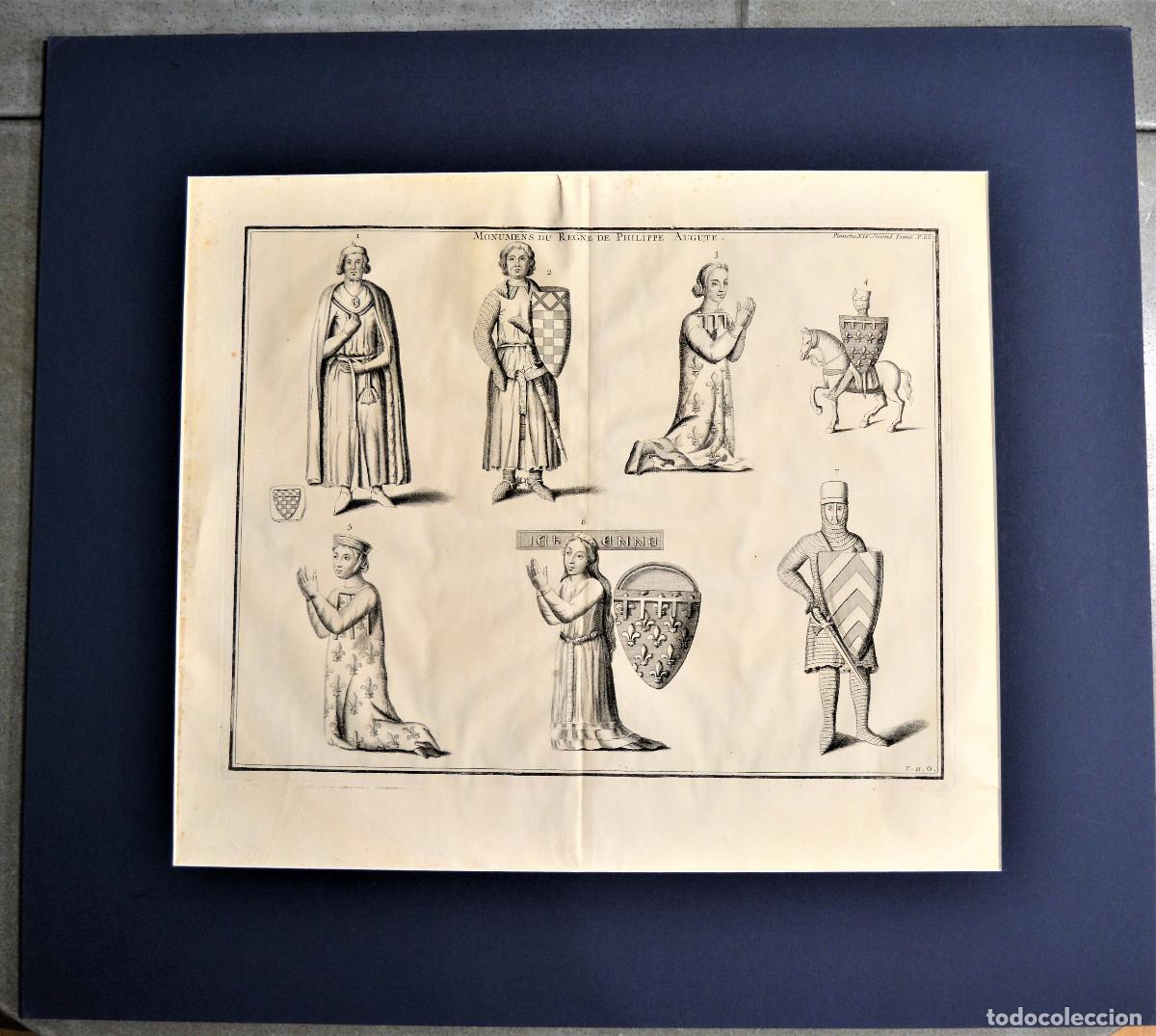 Arte: Monumens du Regne de Philippe Auguste. - Foto 1