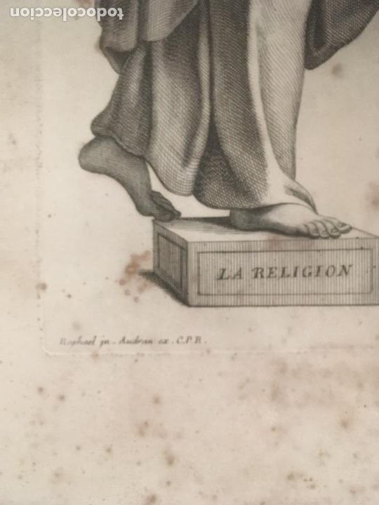 Arte: grabado original antiguo - Foto 2