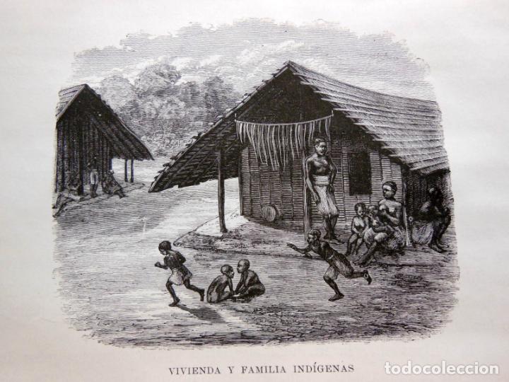 Arte: VIVIENDA Y FAMILIA IND&Iacute;GUENAS (El Congo) 1890