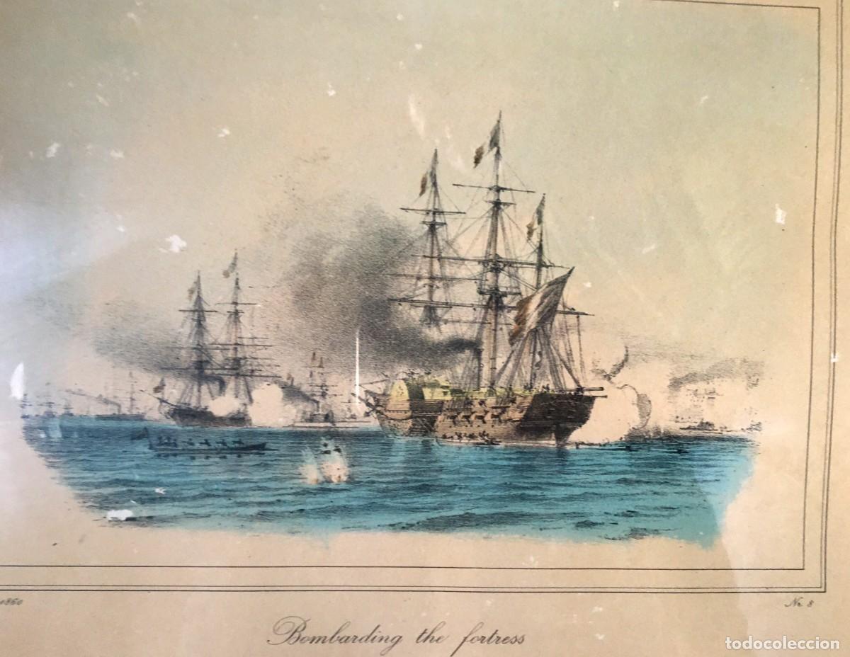 Arte: Grabado de batalla naval - Foto 3