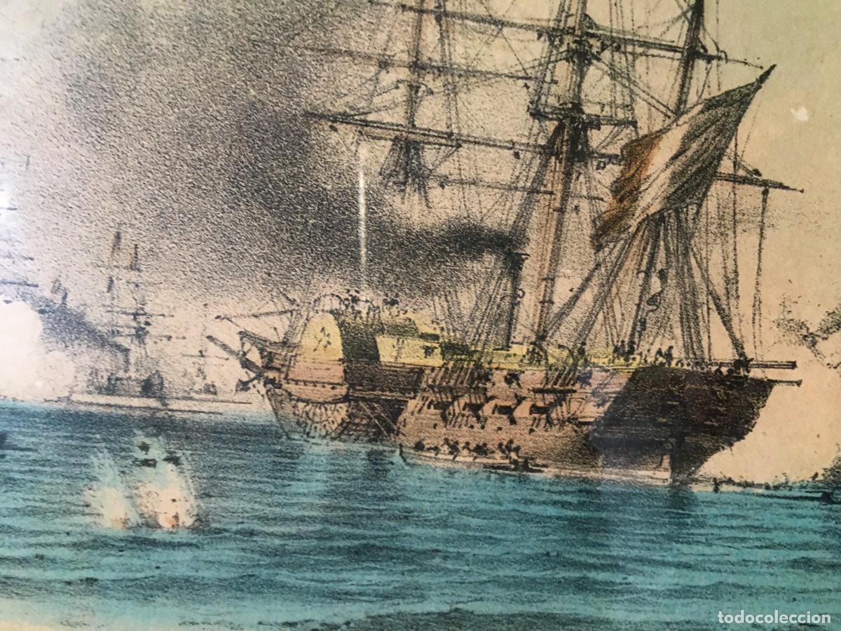 Arte: Grabado de batalla naval - Foto 4