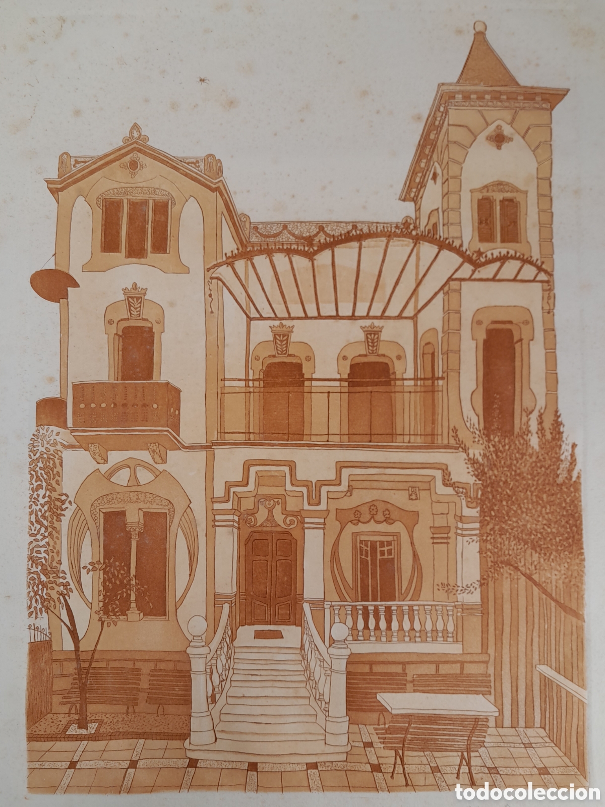 Arte: GRABADO DE ALEX RAVENT&Oacute;S. 1987. - Foto 4