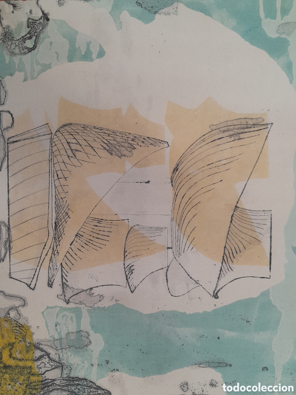 Arte: AGUAFUERTE. S.XX. MARINA. - Foto 4
