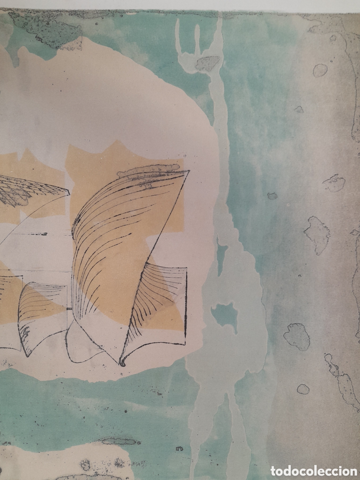 Arte: AGUAFUERTE. S.XX. MARINA. - Foto 5