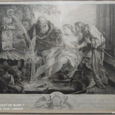 Arte: LA CASTA SUSANA, LA CHASTE SUSANNE, JACQUES FIRMIN BEAUVARLET, S. XVIII 1759, FRANCIA