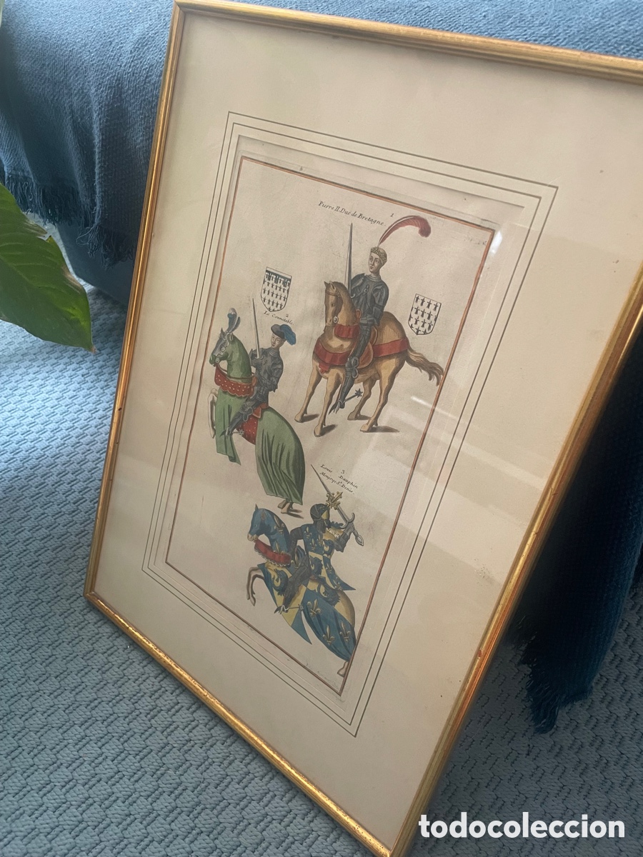 Arte: Litograf&iacute;a del duque de breta&ntilde;a - Foto 4