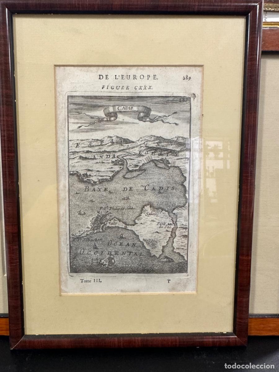 Arte: Antiguo Grabado de Cadiz - Foto 1