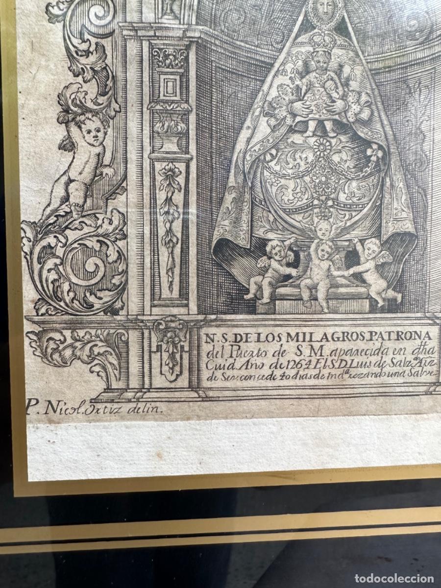 Arte: Antiguo grabado virgen de los Milagros - Foto 3