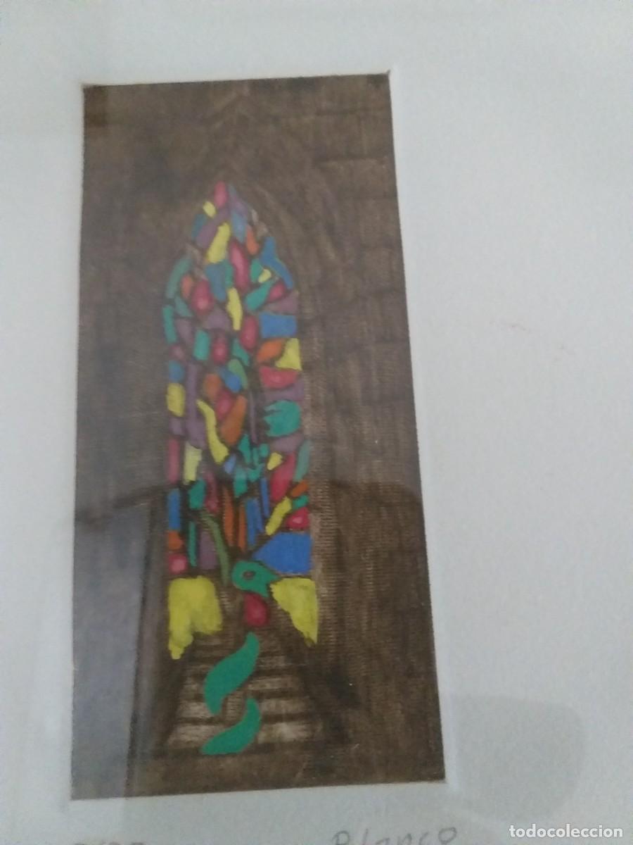 Arte: antiguo grabado y acuarelas - Foto 1