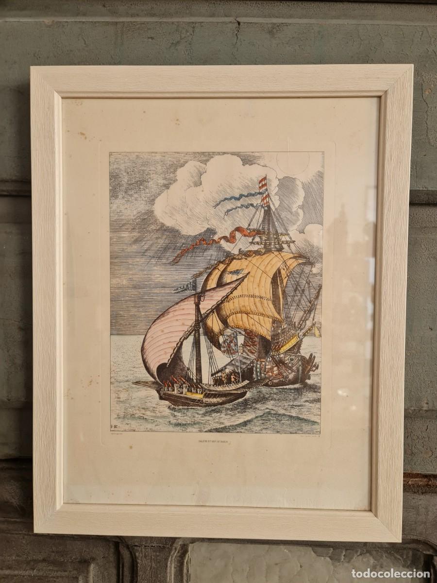 Arte: Grabado Naval Pieter Brueghel - Foto 4