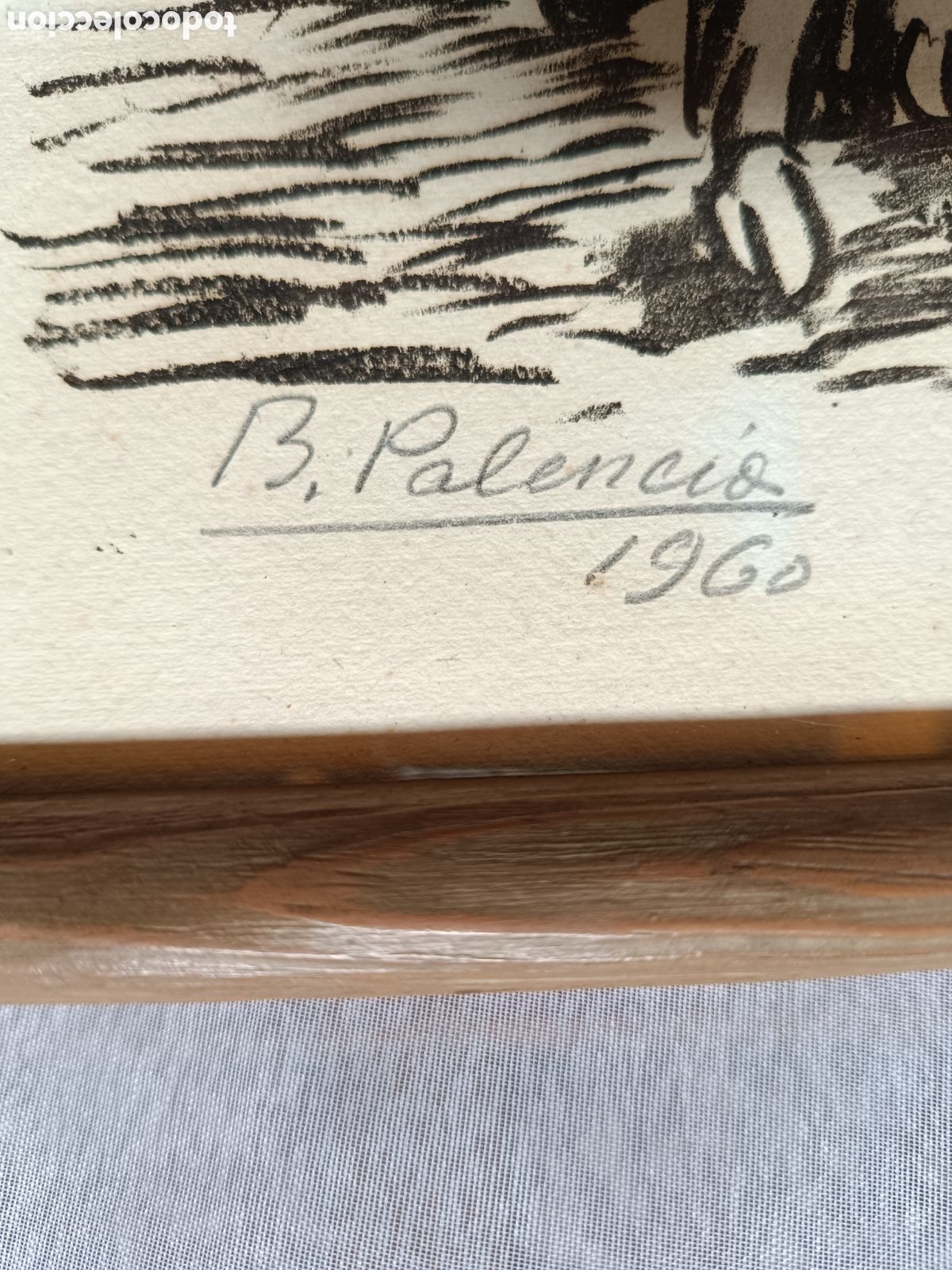Arte: Grabado de Benjam&iacute;n Palencia 1960 - Foto 2