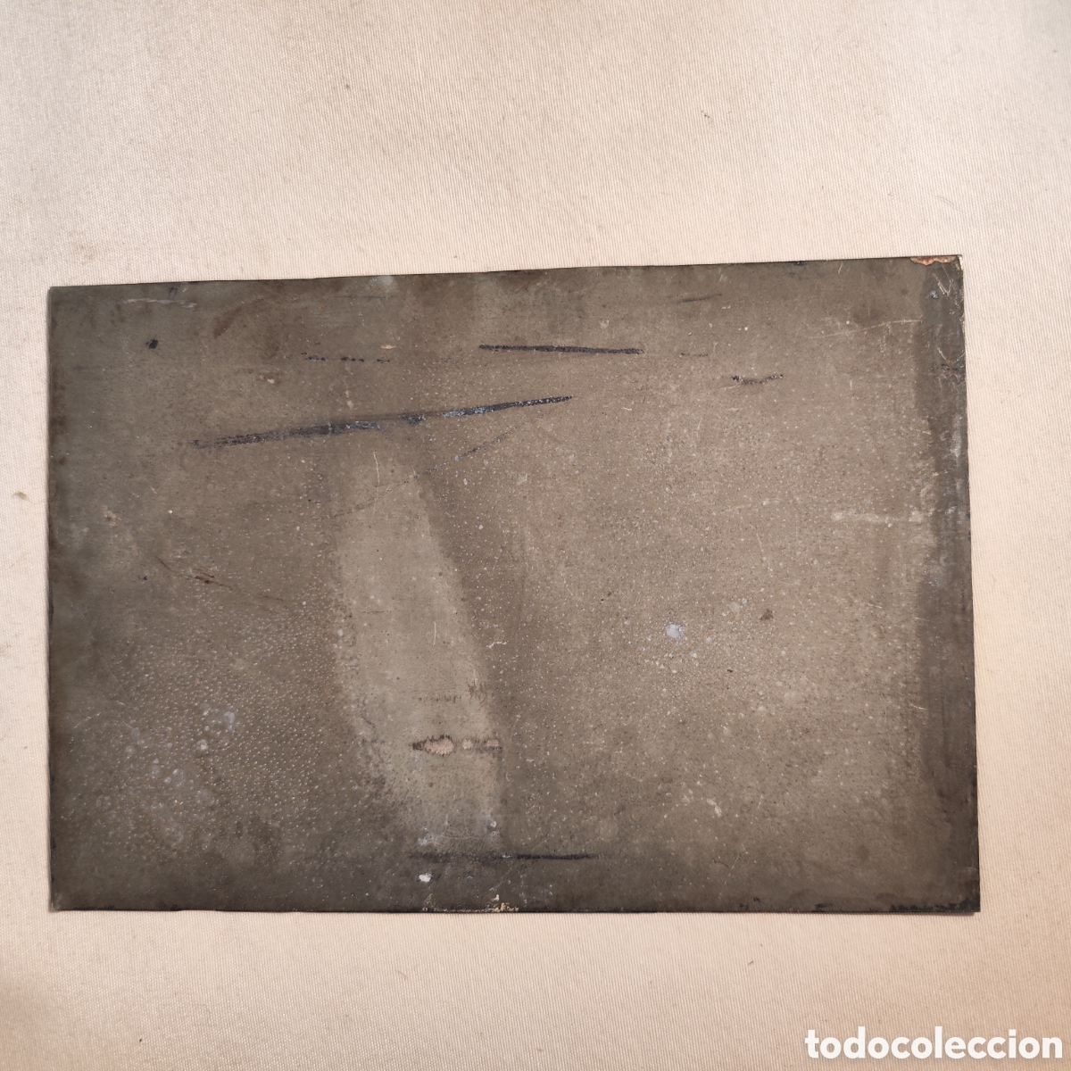 Arte: ANTIGUA PLANCHA PARA GRABADO - Foto 2