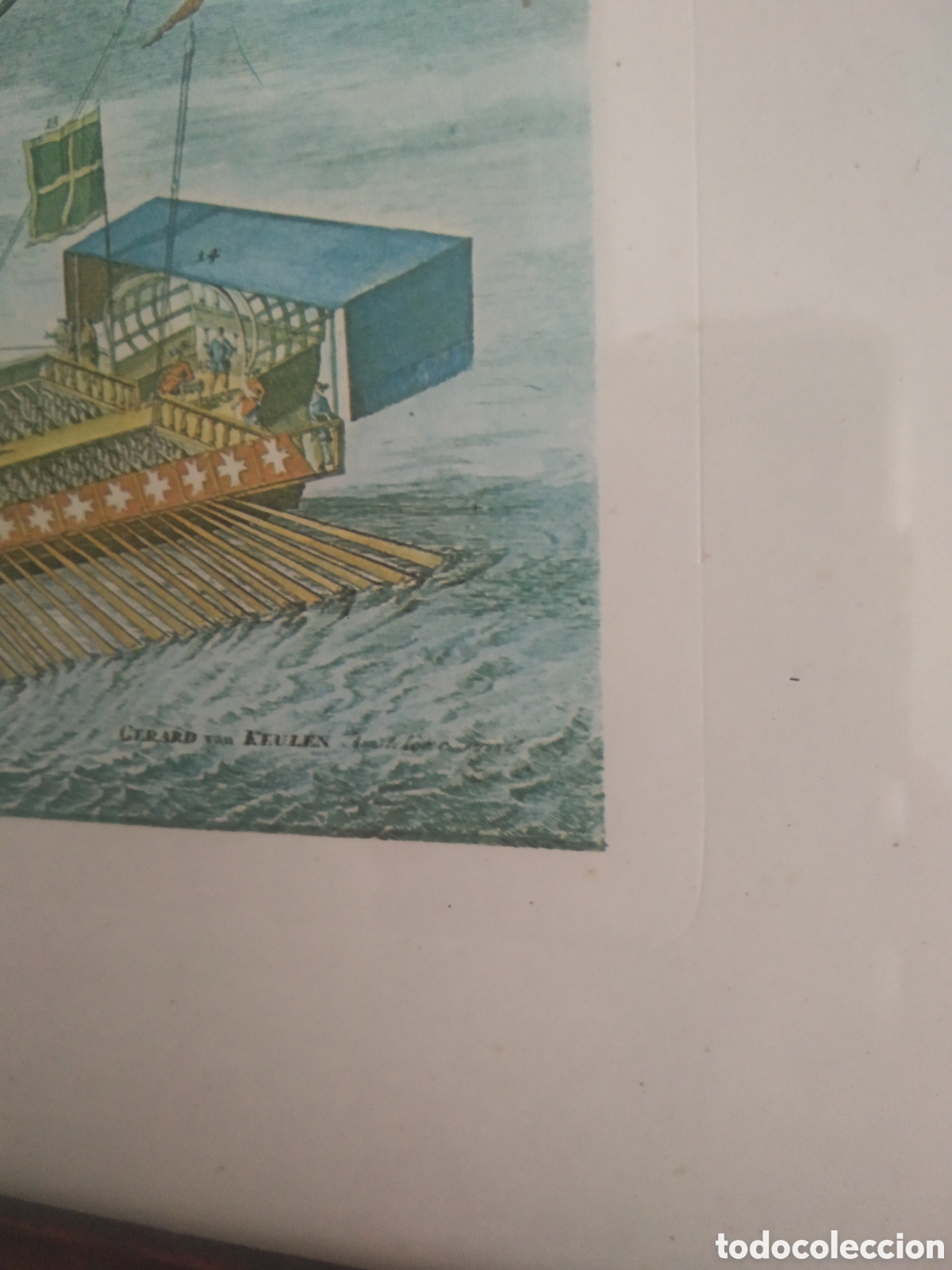 Arte: Antiguo grabado puerto de Argel - Foto 9