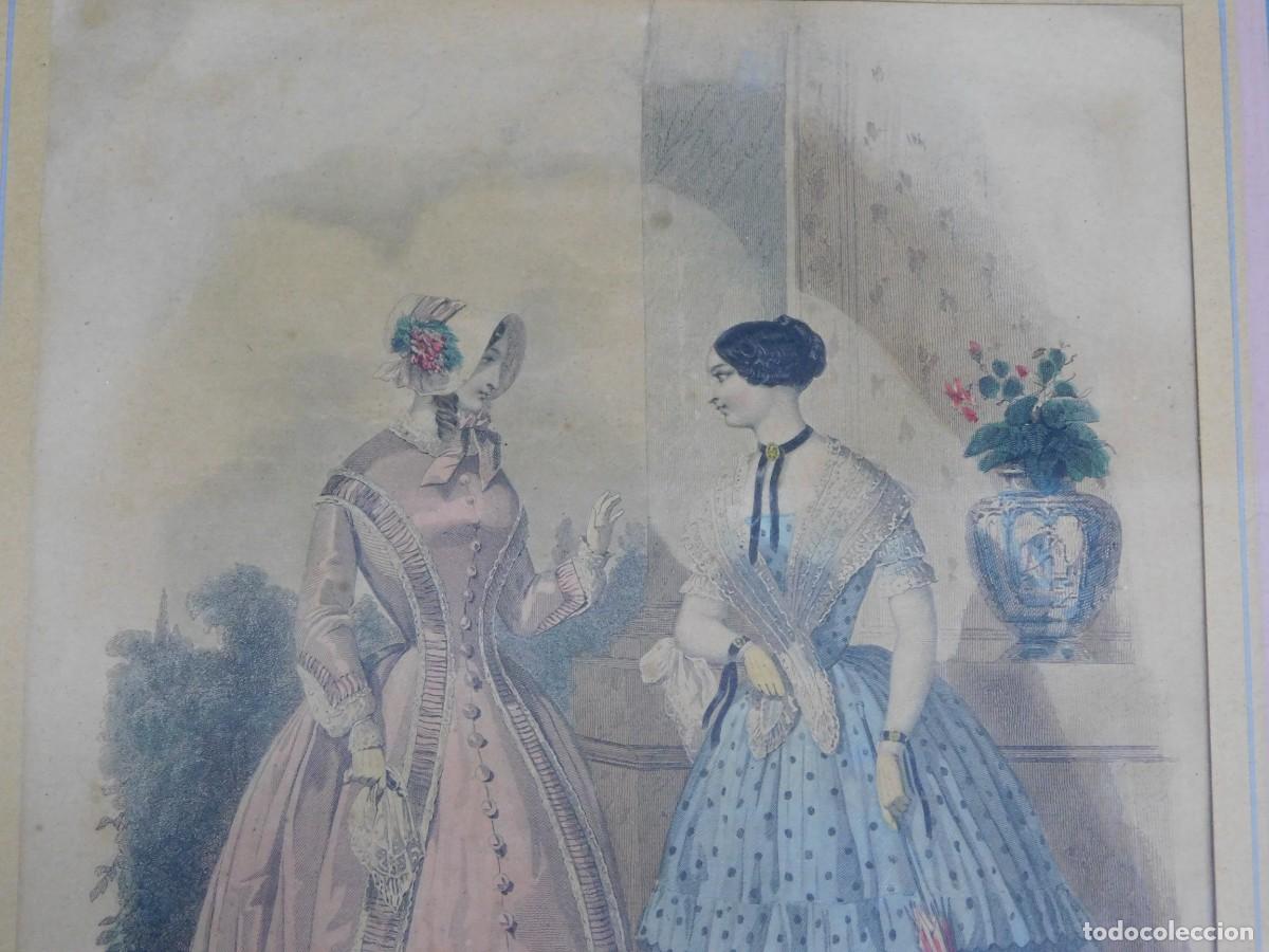 Arte: PAREJA DE GRABADOS - JULES DAVID - Foto 3