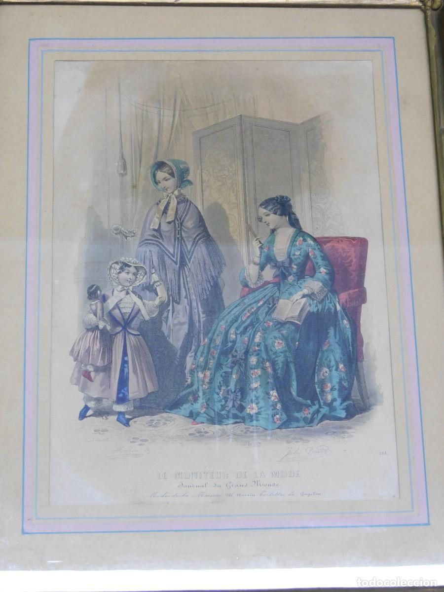 Arte: PAREJA DE GRABADOS - JULES DAVID - Foto 9