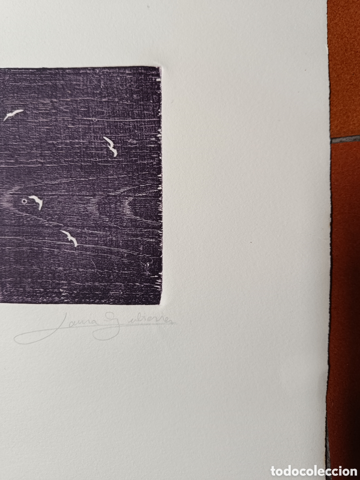 Arte: Aguafuerte abstracto de Laura Guti&eacute;rrez - Foto 3