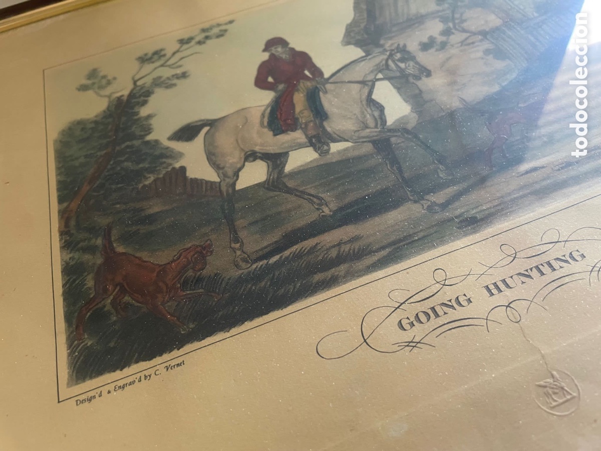 Arte: Antiguo grabado siglo XIX - Foto 2