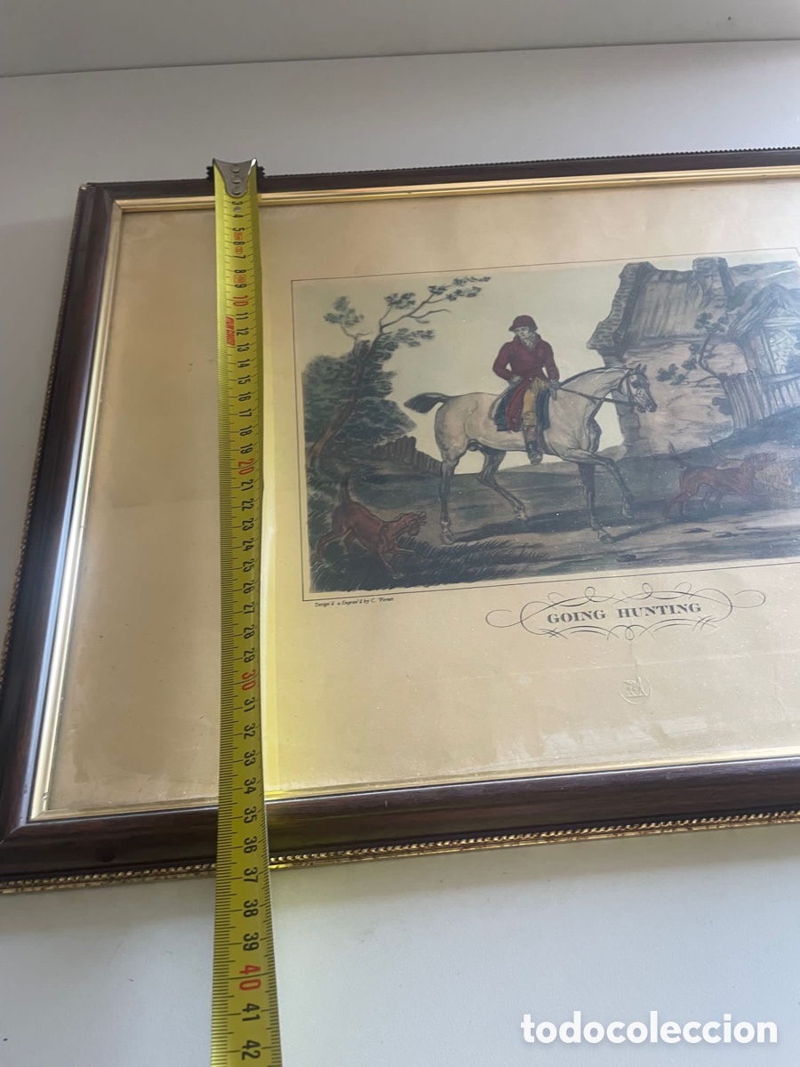 Arte: Antiguo grabado siglo XIX - Foto 3