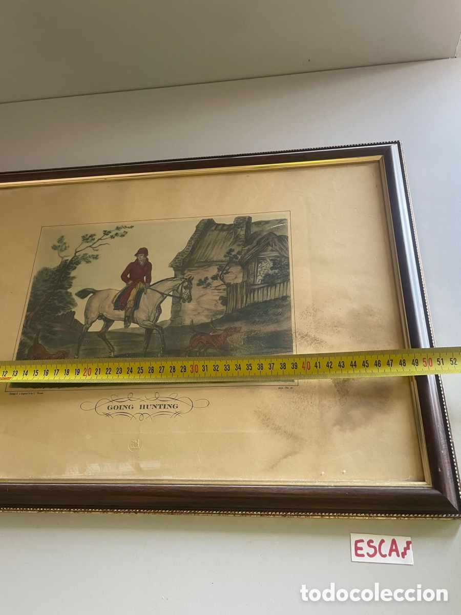 Arte: Antiguo grabado siglo XIX - Foto 4