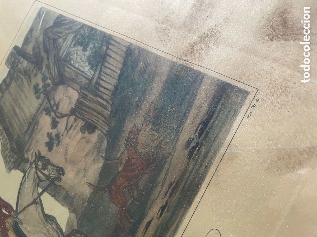 Arte: Antiguo grabado siglo XIX - Foto 7